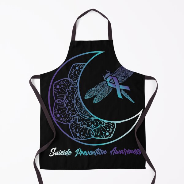 Item preview, Suicide Depression Moon Dragonfly Prevention Awareness designed and sold by shirti.