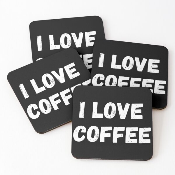 Item preview, I Love Coffee designed and sold by coffeetea2020.