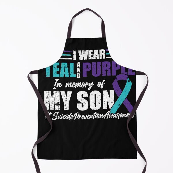 Item preview, Suicide Depression Teal Purple For Son Prevention designed and sold by shirti.