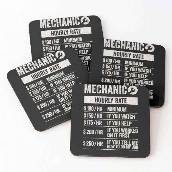 Item preview, Mechanic Hourly Rate designed and sold by Scarlettole137.