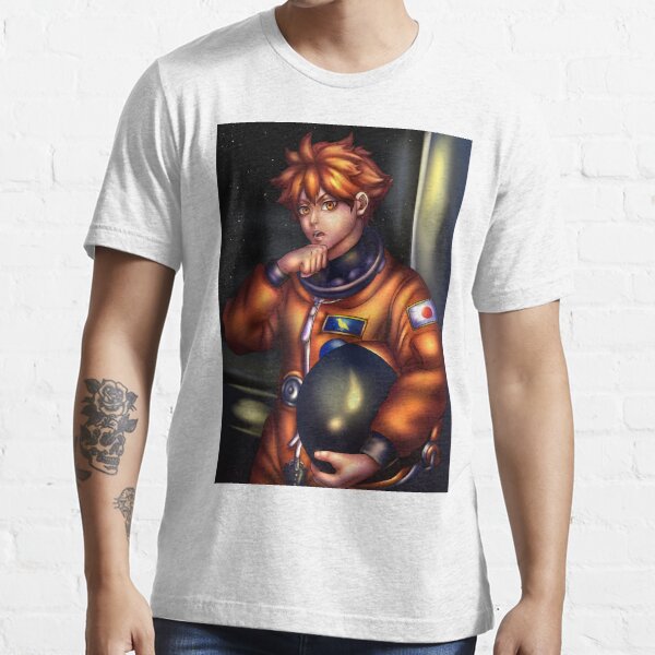 Hinata From Haikyuu As An Among Us Character T Shirt By Introvertmochi Redbubble Haikyuu T