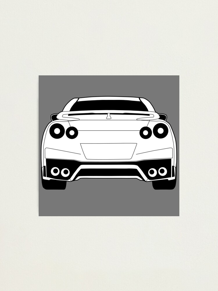 Nissan R35 GTR 17 Inspired Clothing Apparel Rear Light Angle