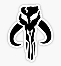 Mandalorian Bounty Hunter design Sticker