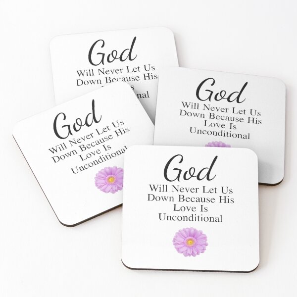 Item preview, God Will Never lets us Down Religious Inspiring  designed and sold by BitcoinBros.