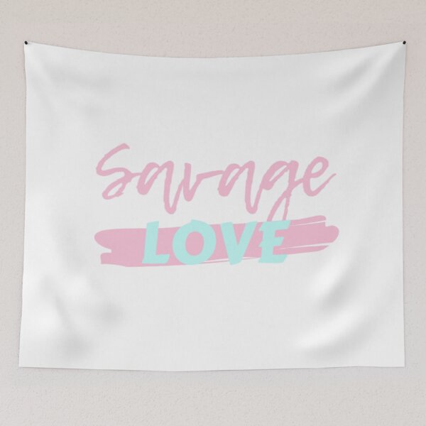 Item preview, Savage Love BTS | Pink and white designed and sold by BloompodDesigns.