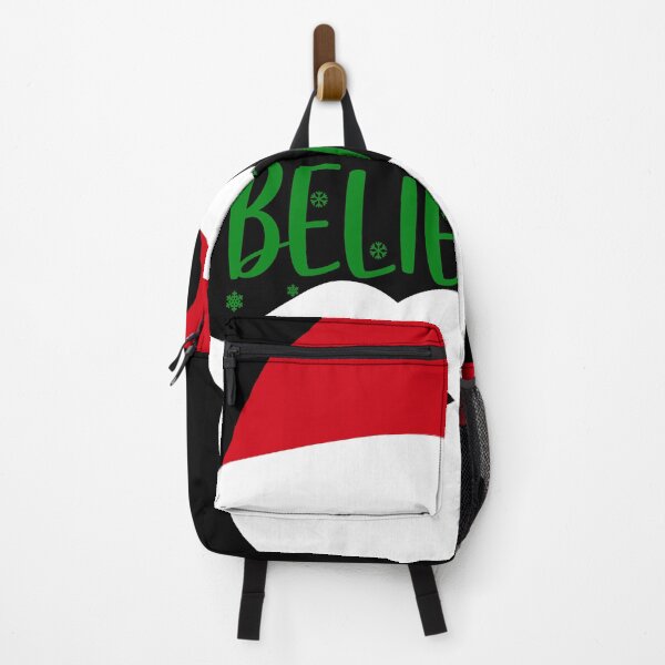 Item preview, 'Believe' Minimal Santa designed and sold by Happy Puppy Print On Demand.