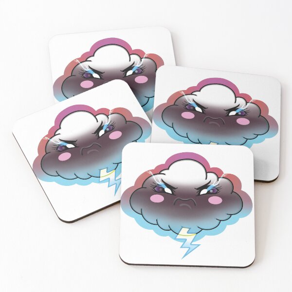 Item preview, Evil kawaii cloud  designed and sold by -Projectmoon-.