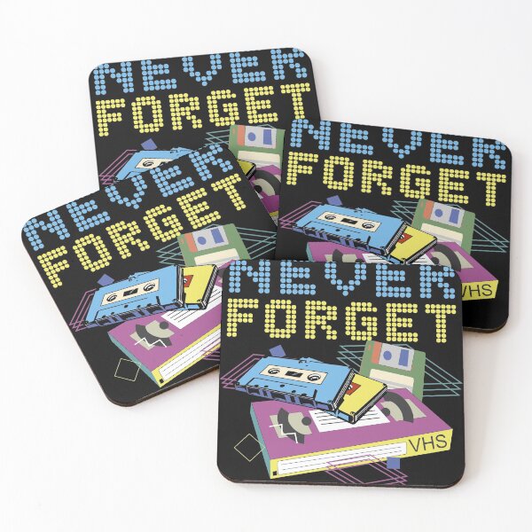 Item preview, Never forget VHS, Floppy Disc and Cassette Tapes gifts design designed and sold by Lisbob.