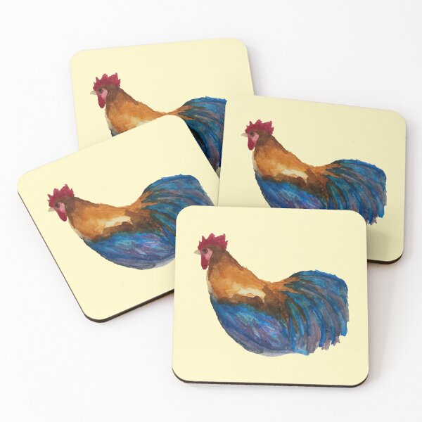 Item preview, Rooster in watercolour  designed and sold by Tessa Bryden.