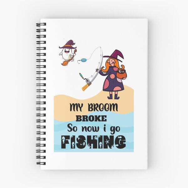 Item preview,  My broom broke so now I go fishing  designed and sold by Designhub14.