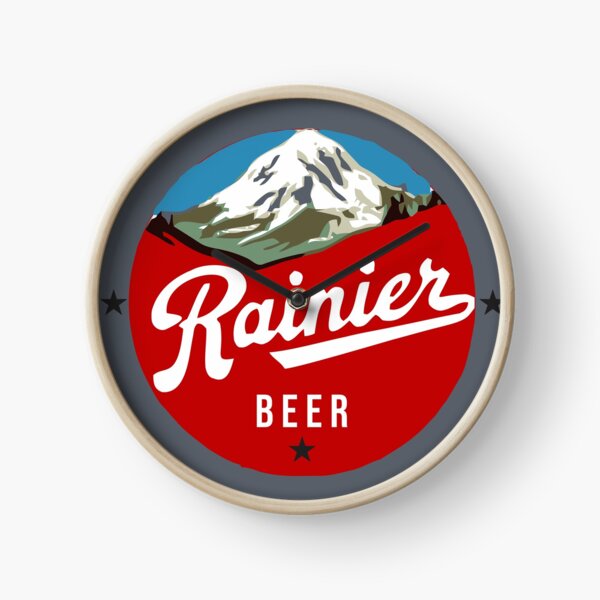 RAINIER Washington R foil logo STICKER decal craft beer brewery brewing 