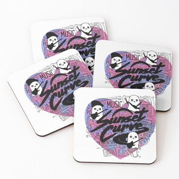 Item preview, Sunset Curve Logo Luke Alex Reggie ghost designed and sold by lucky-fern.