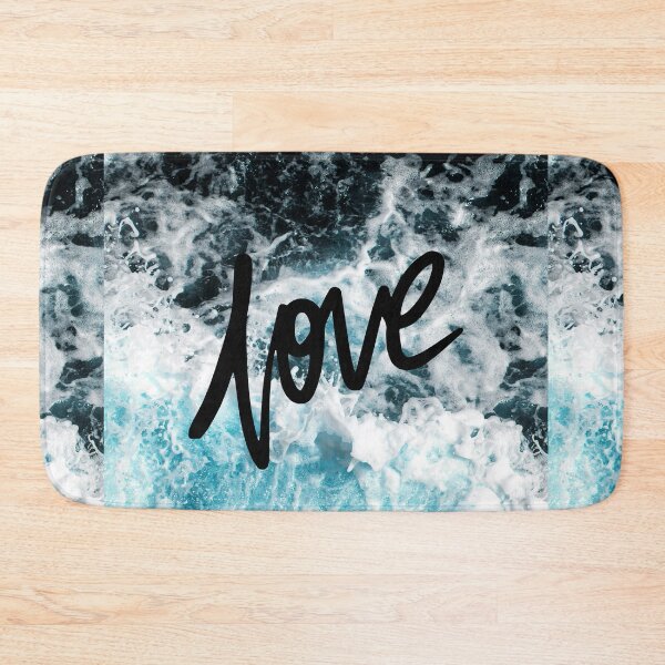 Item preview, Blue Ocean Wave Love Letters designed and sold by SpicyCherrys.