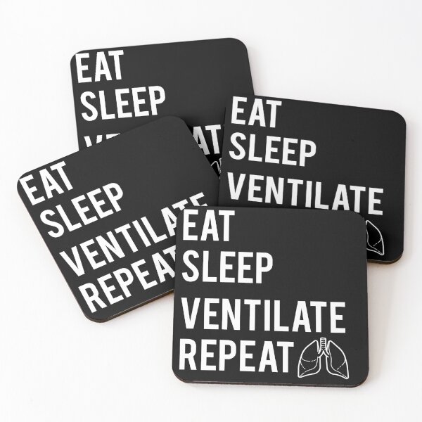 Item preview, Eat Sleep Ventilate Repeat Social Distancing Gift designed and sold by Easyas.