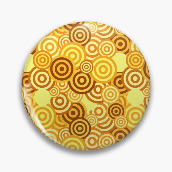 Item preview, Yellow Retro Spirals Pattern designed and sold by everything4eva.