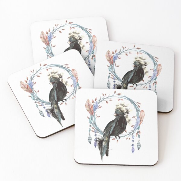 Item preview, Black Bird Dreamcatcher designed and sold by Gatterwe.