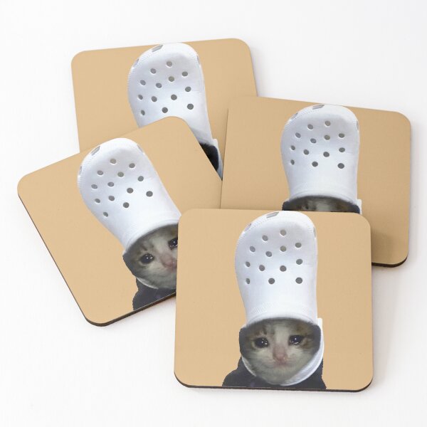 Item preview, Sad cat croc designed and sold by coa6ulasol7e.