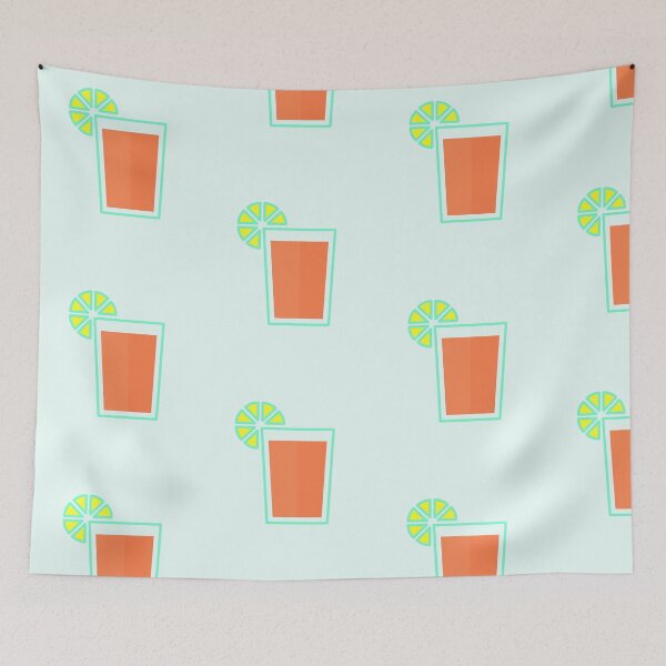 Item preview, cute orange juice mocktail - non alcoholic drinks- smoothie vegan gift-gluten free fresh fruit juice tshirt designed and sold by fitpress.