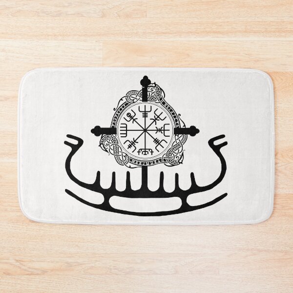 Item preview, Vegvisir; Viking Compass; Dragon Boat; designed and sold by StickerApe.