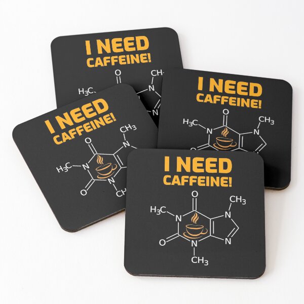 Item preview, Caffeine Molecule Structure designed and sold by clubtee.