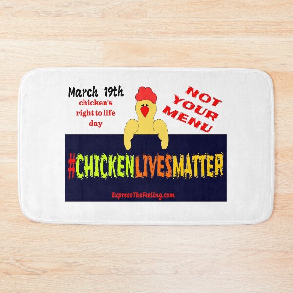 Item preview, Chicken Lives Matter - Vegetarian - Animal Lovers, Humanitarian, PETA designed and sold by ETFStore.