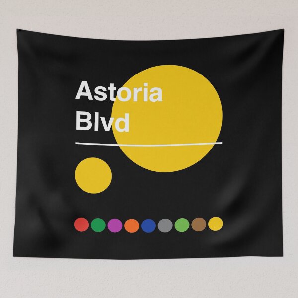 Item preview, Astoria Boulevard Blvd Queens New York City Subway designed and sold by ClickForMore.
