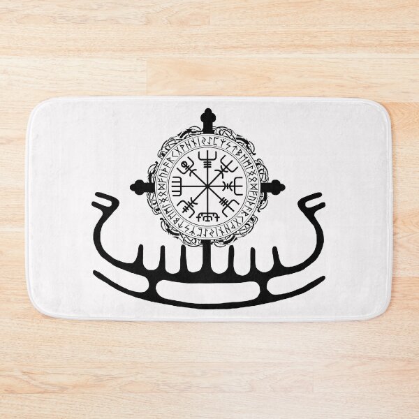 Item preview, Vegvisir; Runic Compass; Viking Ship; designed and sold by StickerApe.