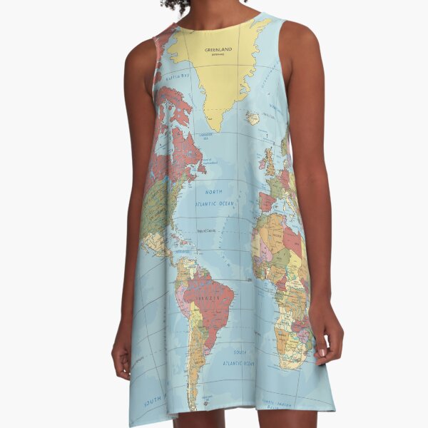 Item preview, World Map designed and sold by newyorker01.