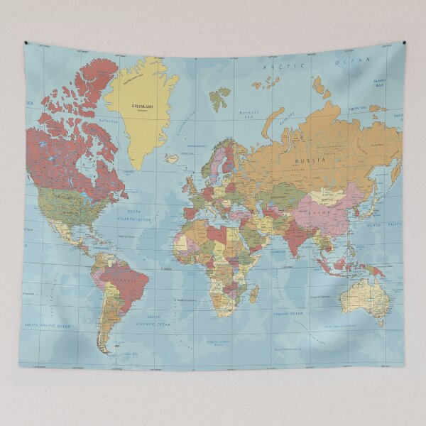 Item preview, World Map designed and sold by newyorker01.