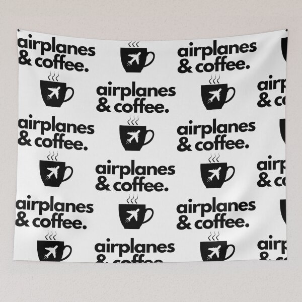 Item preview, Airplanes and Coffee designed and sold by jetmike.