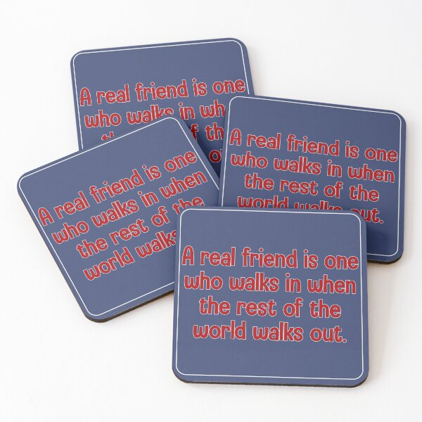 Item preview, Cool Life Quotes on Friendship designed and sold by RedManzanas.