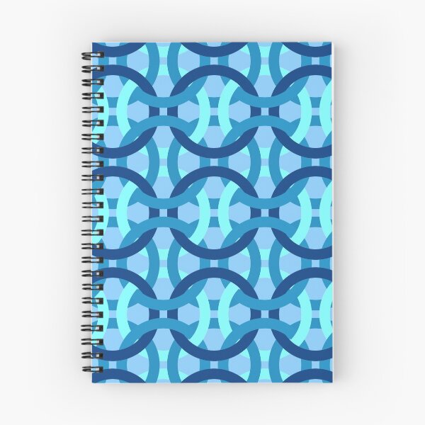 Item preview, Blue Minimalist Chains Pattern designed and sold by everything4eva.