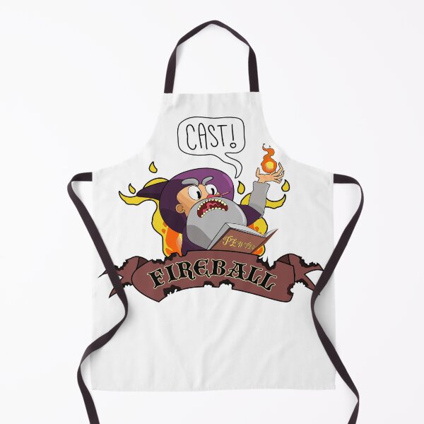 Item preview, Cast Fireball DnD Wizard Spell Tshirt designed and sold by BlackMarketTees.