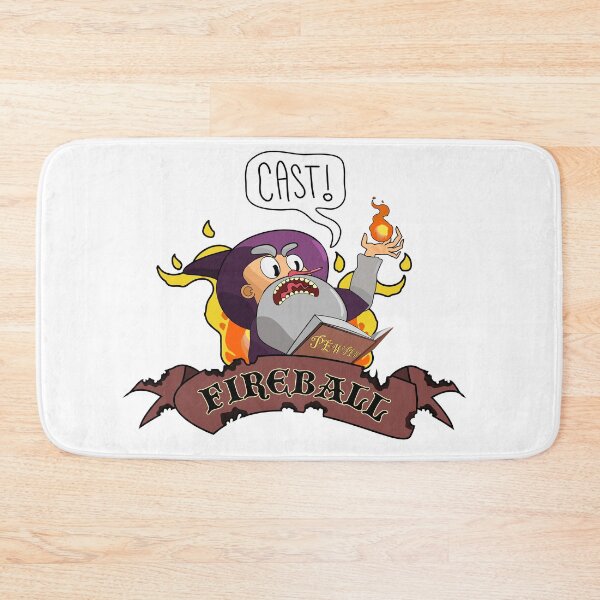 Item preview, Cast Fireball DnD Wizard Spell Camiseta designed and sold by BlackMarketTees.