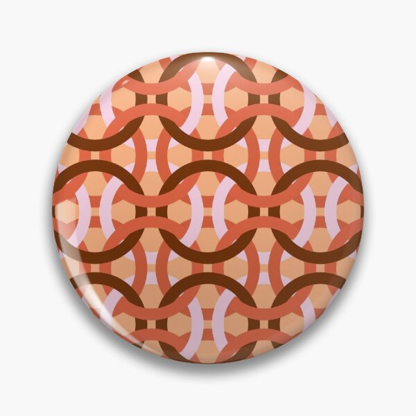 Artikelvorschau, Orange minimalistisches Kettenmuster entworfen und verkauft von everything4eva.
