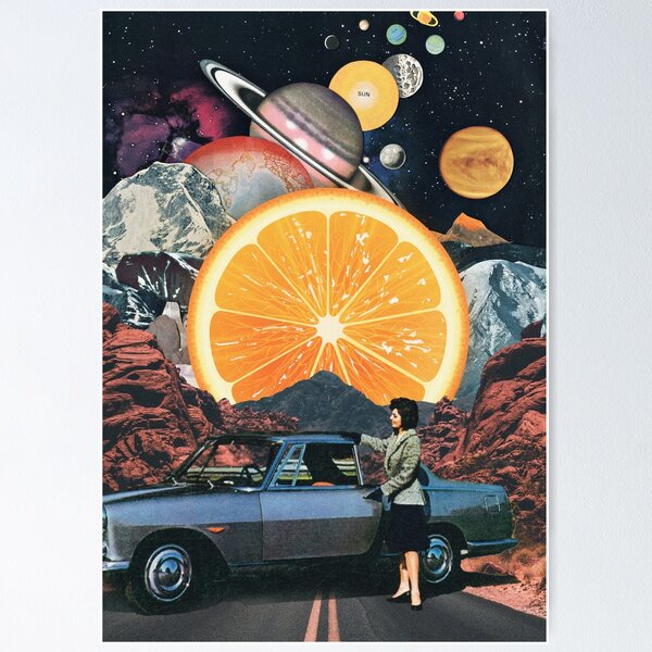 Item preview, Retro Collage Artwork designed and sold by Artisless.