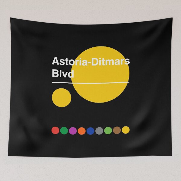 Item preview, Astoria Ditmars Blvd Queens New York City Subway designed and sold by ClickForMore.
