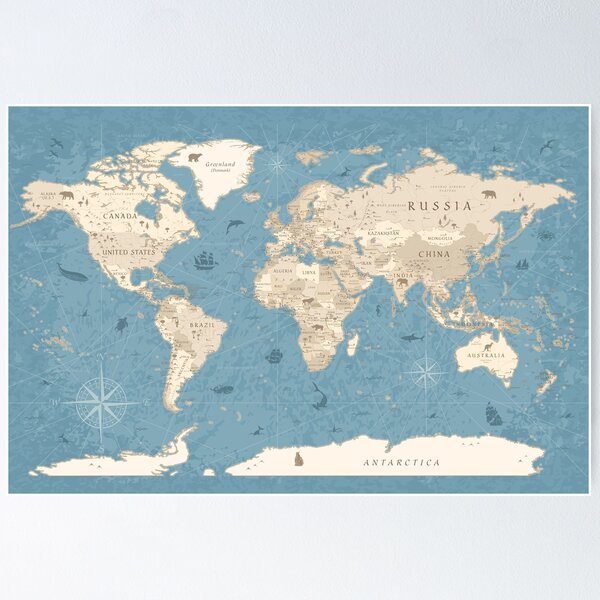 Item preview, World Map #02 designed and sold by newyorker01.