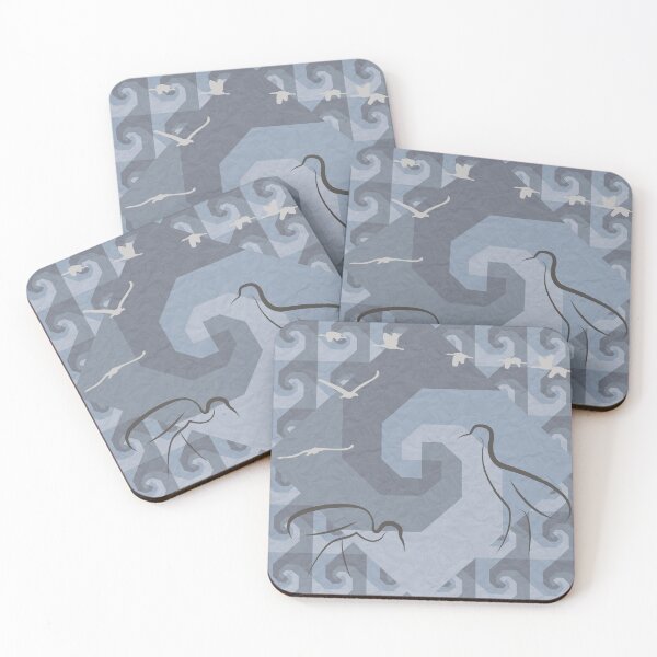 Item preview, Blue Rolling Wave Cranes designed and sold by JPuckett-Design.
