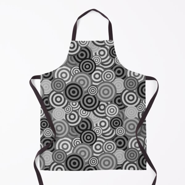 Item preview, Grey Monochrome Retro Spirals Pattern designed and sold by everything4eva.