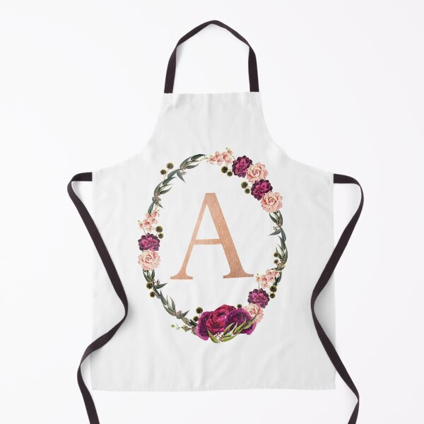 Item preview, Floral Gold Monogram ‘A’ designed and sold by PAPERPLAN.