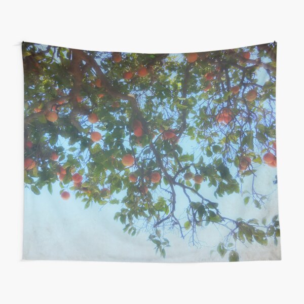 Underneath The Orange Tree Tapestry