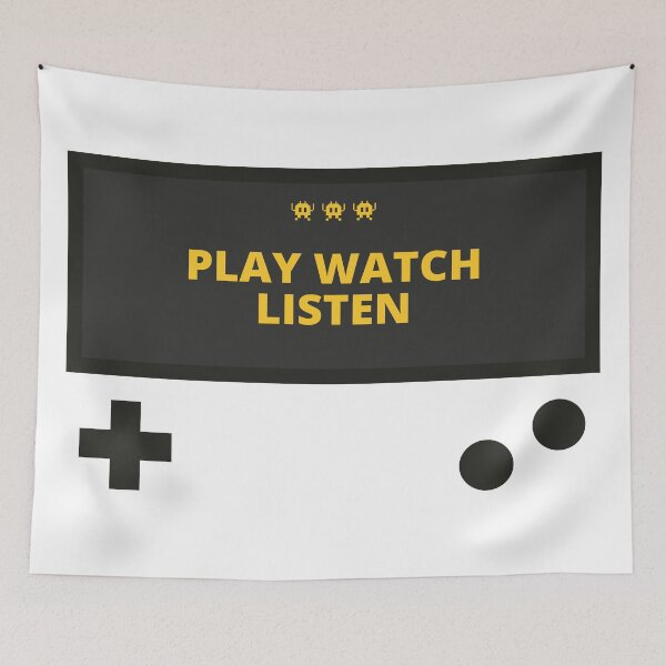 Item preview, Play Watch Listen designed and sold by Vikas Sawant.