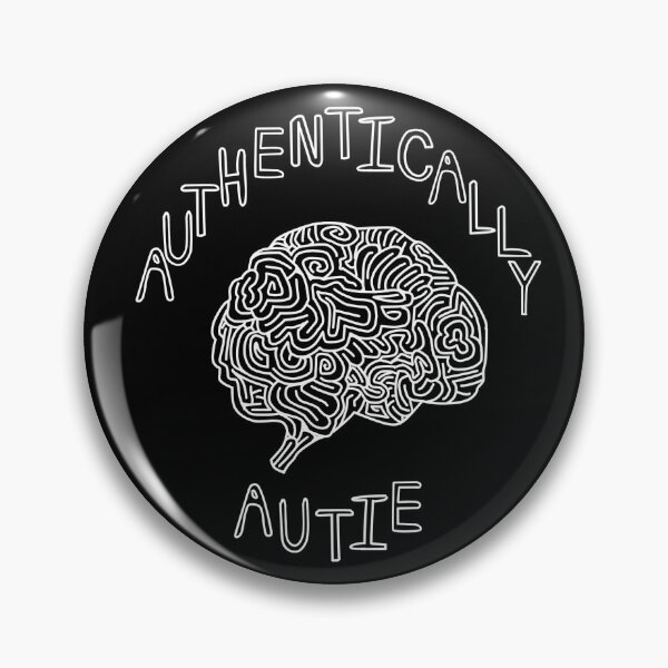 Item preview, Authentically Autie (white) designed and sold by AutisticAnne.