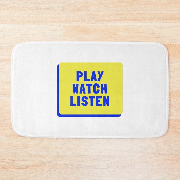 Item preview, Play Watch Listen designed and sold by Vikas Sawant.