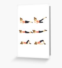 Pilates - Fitness Greeting Card