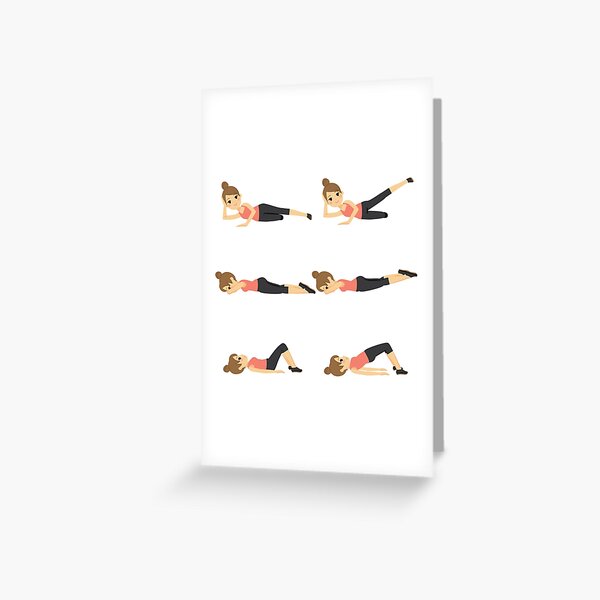 Pilates Greeting Cards Redbubble