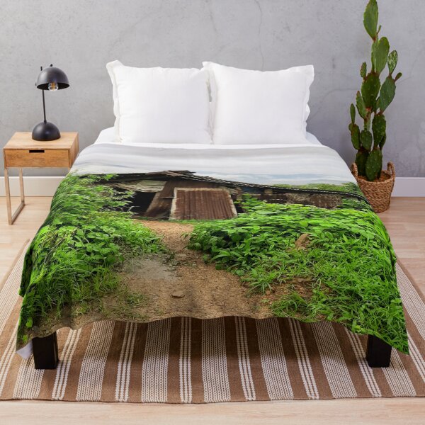 Item preview, Peaceful Village Hut View designed and sold by Kritika 99.