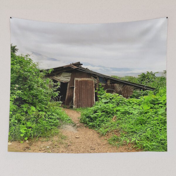 Item preview, Peaceful Village Hut View designed and sold by Kritika 99.