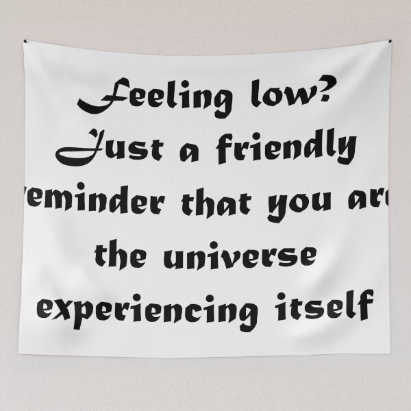 Item preview, Universe inspirational slogan - black designed and sold by rahilvalani.